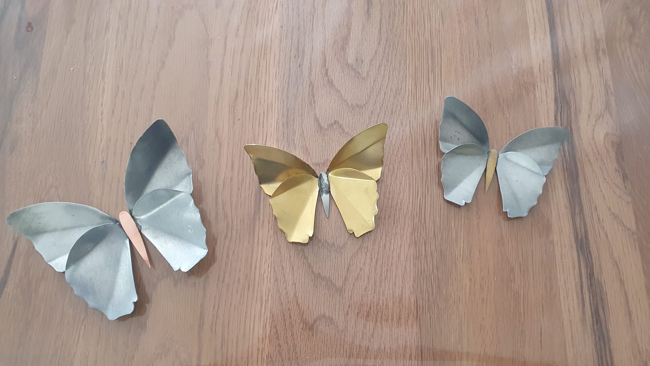 Papillon en zinc